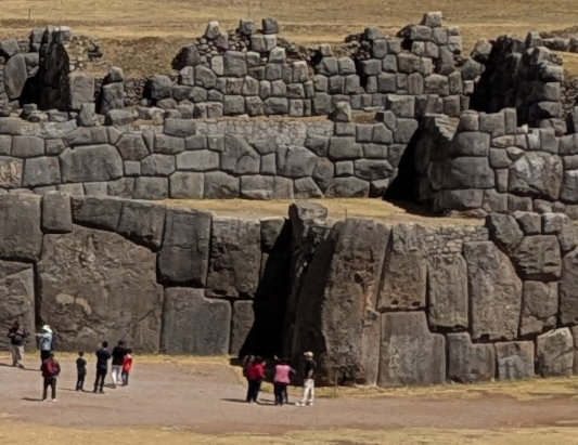 Sacsayhuaman ruins close up