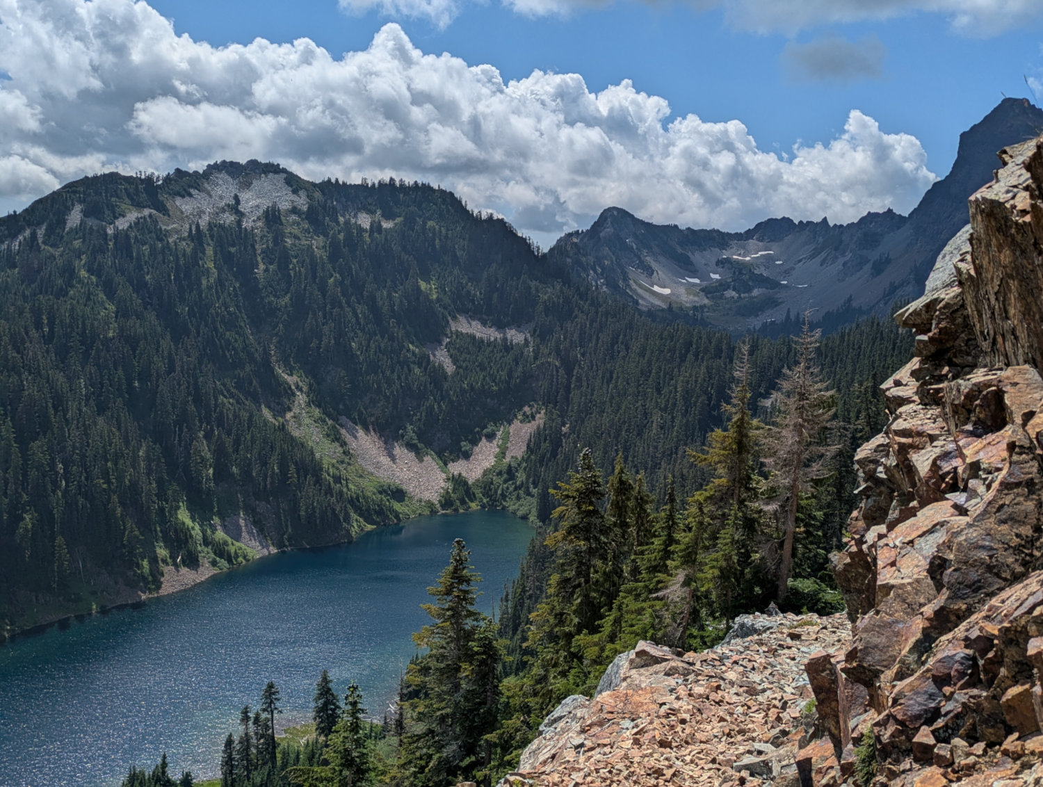 joe lake and alaska mountain