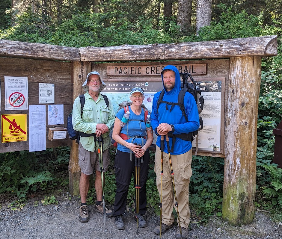 pct kendall katwalk trail sign