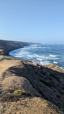 Beautiful morning along the Portuguese coast